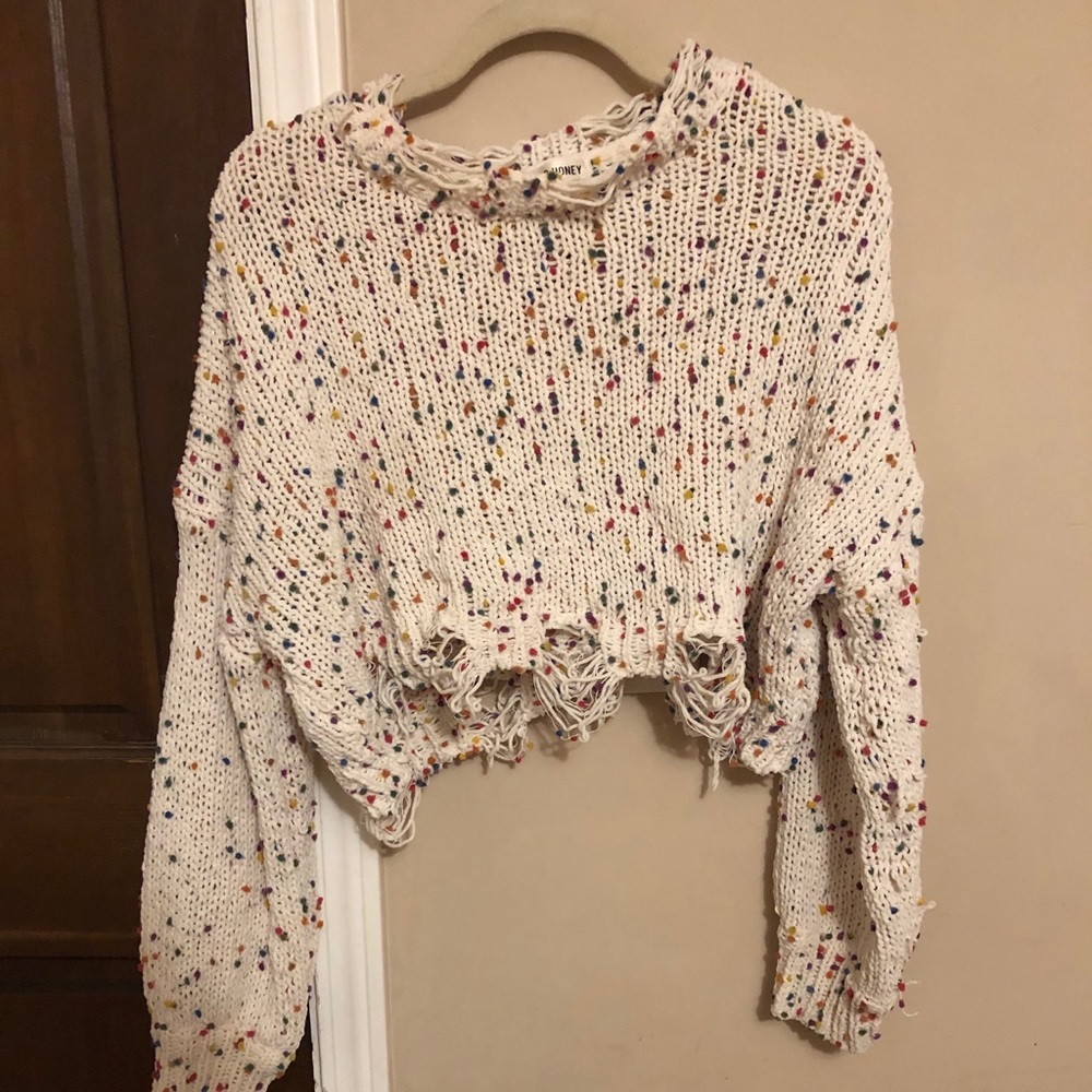 Cropped sweater